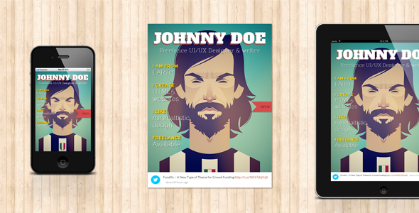 BookCard WP-3D折叠vCard WordPress主题