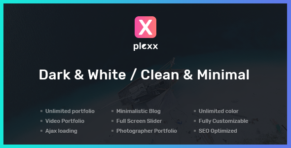 Plexx-作品集和视频库WordPress主题