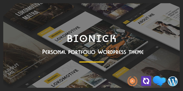 Bionick |个人作品集WordPress主题