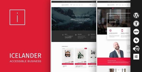 冰岛人-无障碍商业组合和WooCommerce WordPress主题