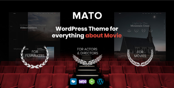 Mato-电影工作室和电影制作人WordPress主题