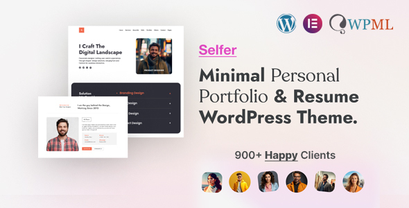 Selfer–极简个人作品集WordPress主题