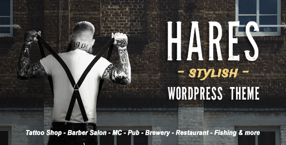 Hares-一个时尚的WordPress主题