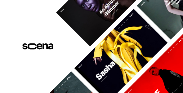 Scena-创意组合WordPress主题