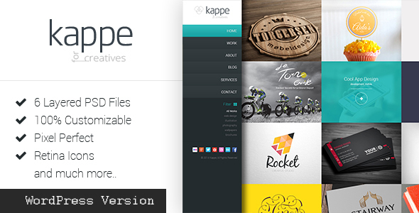 Kappe-全屏作品集和博客WP主题