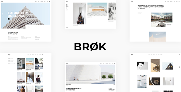 Brøk-建筑WordPress主题