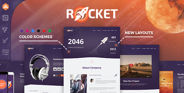 Rocket-创意多用途WordPress主题