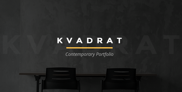 Kvadrat-当代作品集WordPress主题