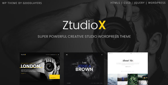 Ztudio X-摄影WordPress