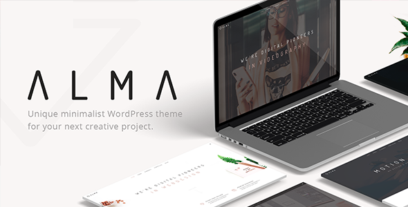 Alma-极简主义多用途WordPress主题