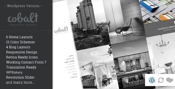 Cobalt-响应式建筑师和创意WP主题