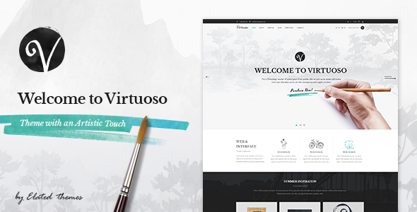 Virtuoso-艺术家WordPress主题