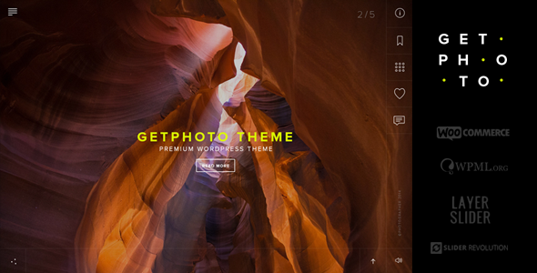 GetPhoto-摄影与作品集WordPress主题