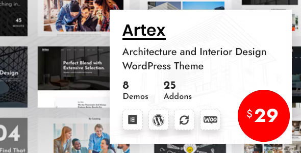 Artex-建筑与室内WordPress主题