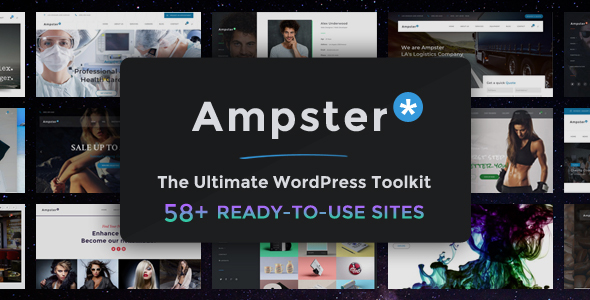 Ampster |商业网站的创意WordPress主题