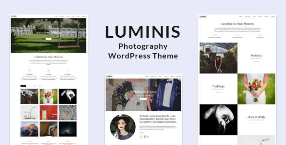 Luminis-婚礼、旅行、活动组合的摄影WordPress主题