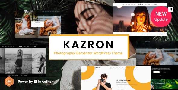 Kazron-摄影元素WordPress主题