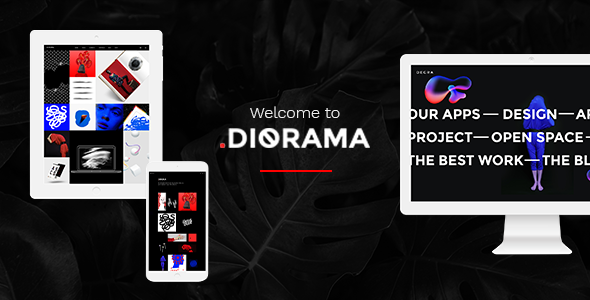 Diorama-自由职业者作品集和代理WordPress主题