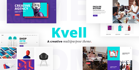 Kvell-面向自由职业者和机构的创意多用途WordPress主题
