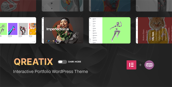 Qreatix–互动作品集WordPress主题