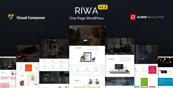 Riwa-单页WordPress主题