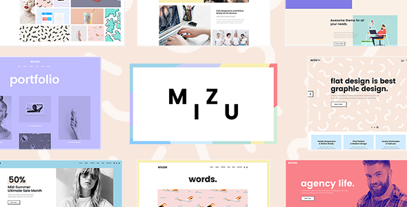 Mizu-设计机构WordPress主题