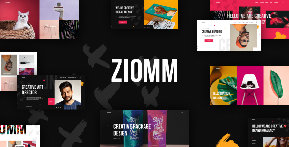 Ziomm-创意代理和组合WordPress主题