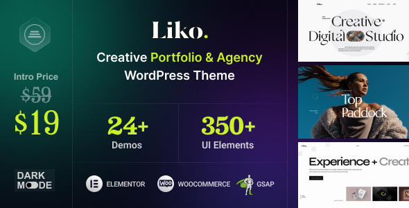 Liko-创意代理和组合WordPress主题