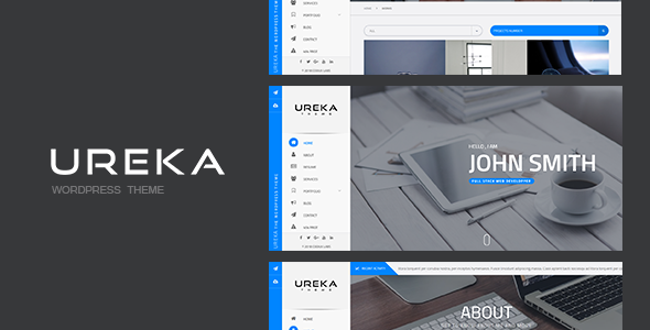 UREKA-响应式Vcard WordPress主题