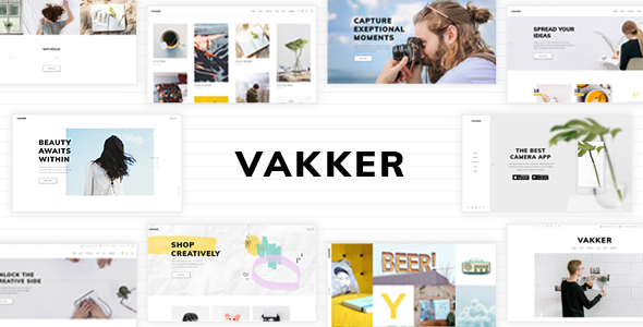 Vakker-创意设计机构WordPress主题
