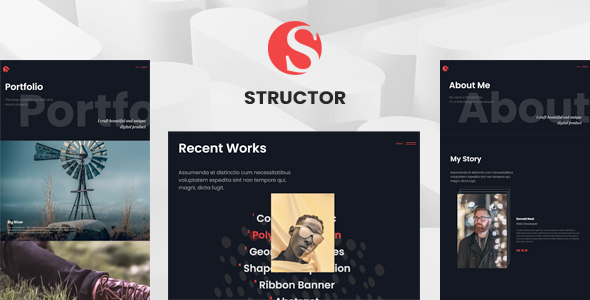 Structor-创意作品集WordPress主题