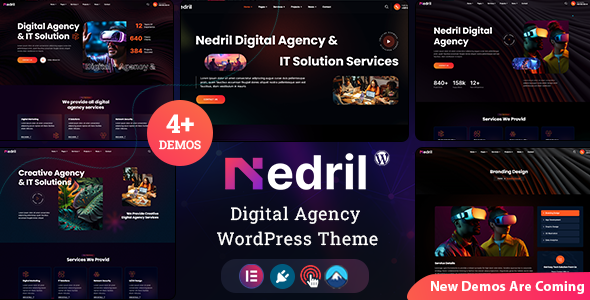Nedril-创意代理和组合WordPress主题