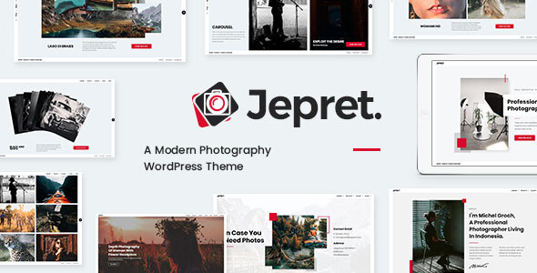 Jepret |现代摄影WordPress主题
