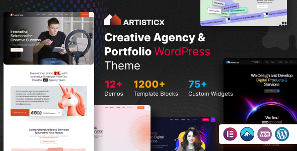Artisticx-创意代理WordPress主题