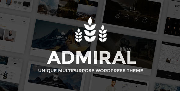 Admiral-独特的多用途WordPress主题