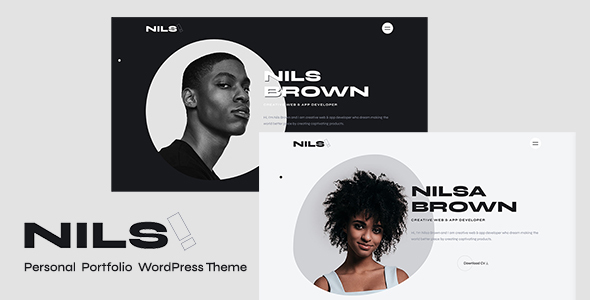 Nils-个人作品集WordPress主题