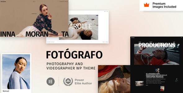 Fotógrafo-摄影摄像师WordPress主题
