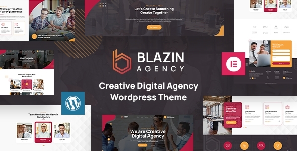 Blazin Agency |创意WordPress主题