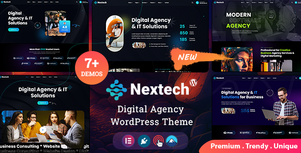 Nextech-创意代理和组合WordPress主题
