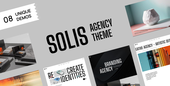 Solis-创意代理和组合WordPress主题
