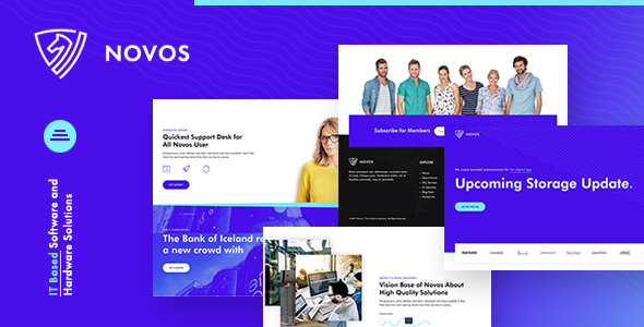 Novos | IT公司和数字解决方案WordPress主题