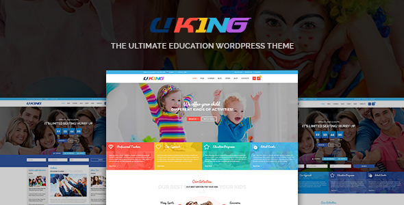Uking-响应式WordPress教育主题