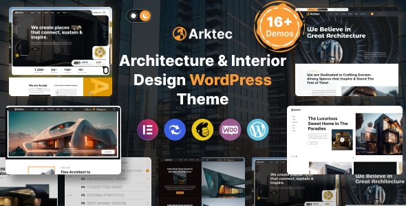 Arktec-建筑WordPress主题