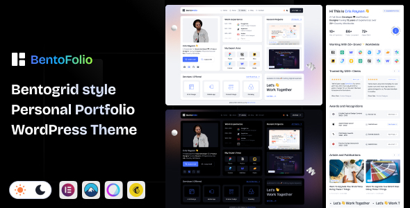 Bentofolio–个人作品集WordPress主题