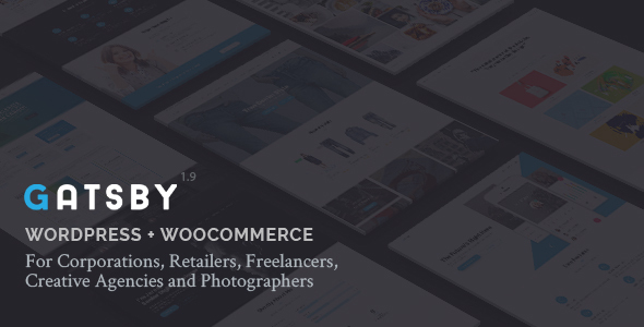 Gatsby-WordPress+电子商务主题