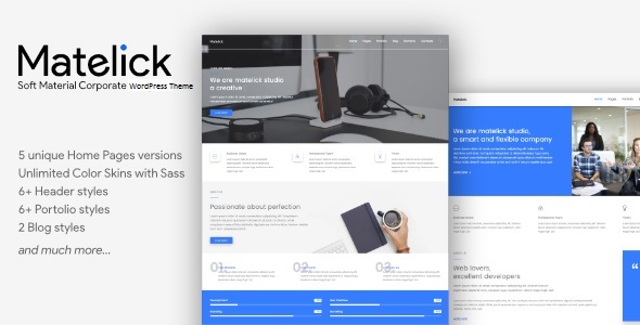 Matelick-软材料企业WordPress主题