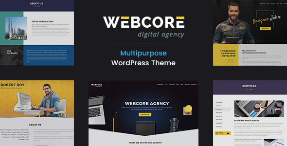 Webcore-组合和代理WordPress主题