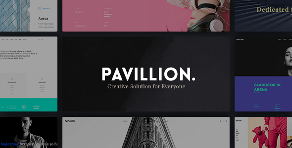 Pavillion-创意多用途WordPress主题