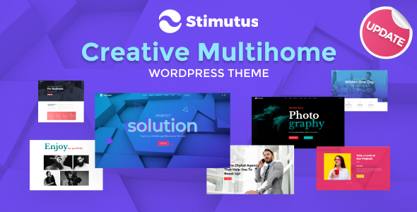 Stimutus-基于创意多家元素的WordPress主题