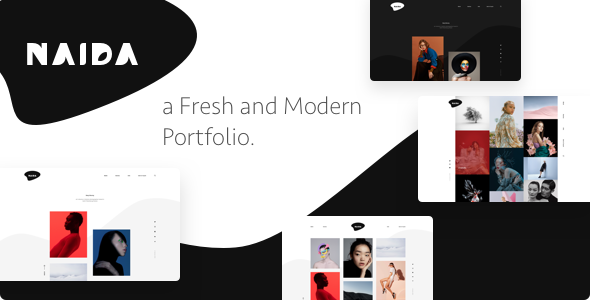 Naida |展示作品集WordPress主题